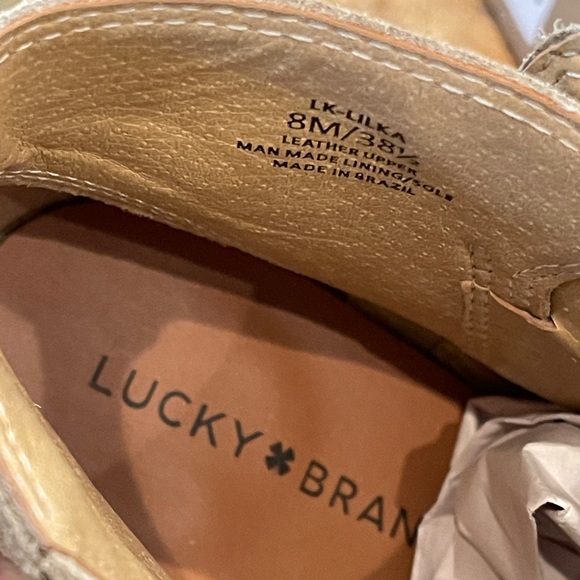 Lucky Brand tan suade booties - Picture 2 of 4